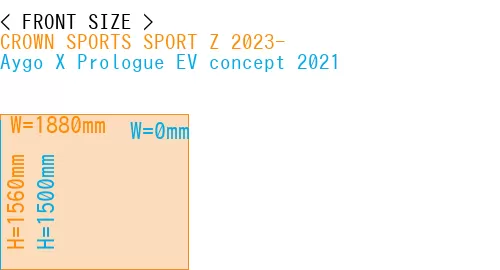 #CROWN SPORTS SPORT Z 2023- + Aygo X Prologue EV concept 2021